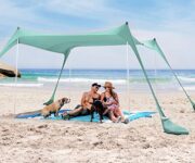 SUN NINJA 10x10 FT Beach Tent Shelter