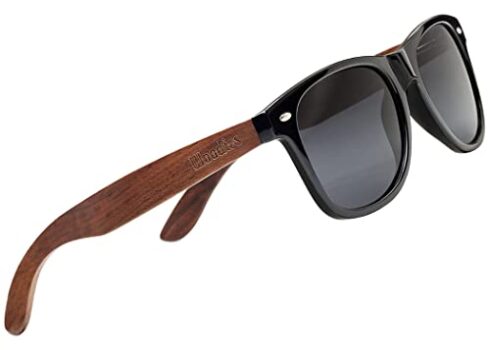 Woodies Polarized Walnut Sunglasses with Case
