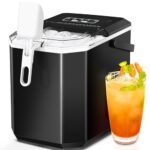 ZAFRO Portable Countertop Ice Maker - Black
