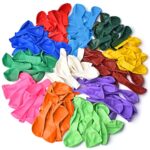 120 PCS Thickened Rainbow Latex Balloons