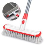 2-in-1 Long Handle Floor Scrubber Brush