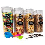 Airtight Cereal Storage Container Set (4)