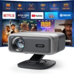 AuKing 4K Smart Projector with WiFi & Bluetooth