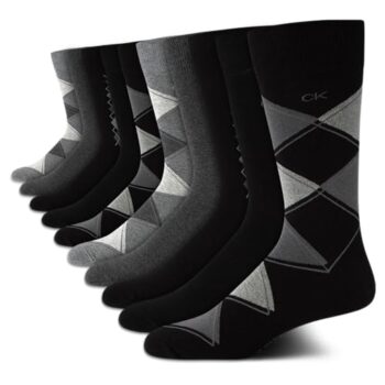 Calvin Klein Men's 10 Pack Dress Socks