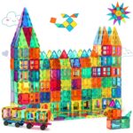 Gemmicc 100 PCS Magnetic Building Tiles Set