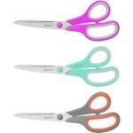 iBayam 8" All Purpose Scissors - 3-Pack