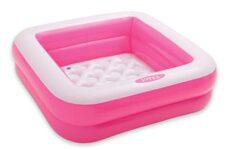 Intex Square Inflatable Kids Pool - Pink