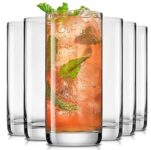 JoyJolt Faye 13oz Lead-Free Highball Glasses