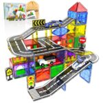 Magnetic Road Set Building Blocks for Kids