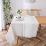 Majestic White Lace Tablecloth for Rectangles