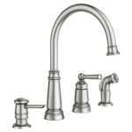 Moen Edison Stainless 4-Hole Kitchen Faucet