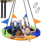 PACEARTH 40-Inch Adjustable Saucer Tree Swing