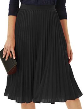 Plus Size Black Maxi Skirt