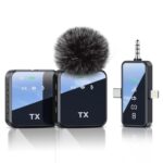 PQRQP 3-in-1 Wireless Lavalier Microphone