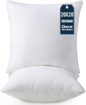 Utopia Bedding 20x20 Throw Pillow Inserts - 2 Pack