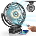 8 Inch Rechargeable Clip Fan
