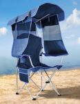 Docusvect Folding Beach Chair with Canopy