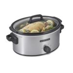 Hamilton Beach 6-Quart Slow Cooker, Silver