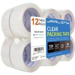 JARLINK Clear Heavy Duty Packing Tape