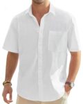 J.VER Men's Casual Linen Cotton Shirt