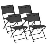 Set of 4 Folding Patio Chairs