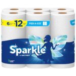 Sparkle Pick-A-Size Paper Towels, 6 Double Rolls