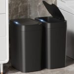 Vanpopubs 2 Pack Touchless Bathroom Trash Cans