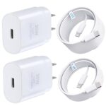 2 Pack Fast Charger USB C