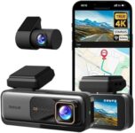 4K Front & Rear Dash Cam with GPS