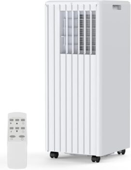 8,000 BTU Portable Air Conditioner with Remote
