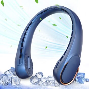 ASNUG USB Rechargeable Neck Fan - 3 Speeds