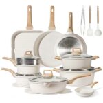 CAROTE 22pcs Nonstick Cookware Set