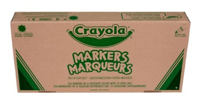 Crayola Broad Line Markers Classpack, 256 Ct