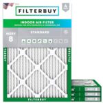 Filterbuy 16x21x1 MERV 8 Air Filter 4-Pack