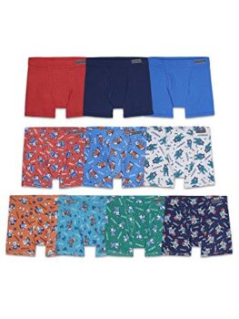 Fruit of the Loom Boys' Boxer Briefs 10 Pack