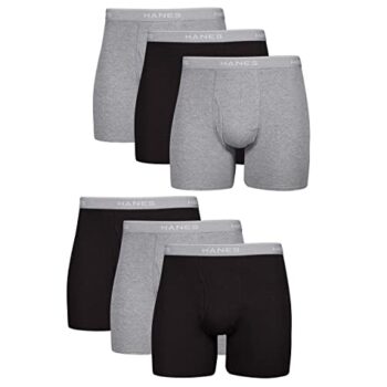Hanes Men's ComfortFlex Boxer Briefs, 6 Pack