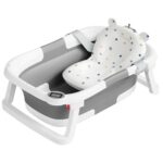 Napei Portable Collapsible Baby Bathtub with Thermometer