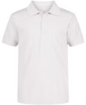 Nautica Boys' Moisture-Wicking Polo Shirt, White