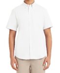 Nautica Men's Oxford Performance Shirt, White