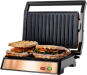 OVENTE 1000W Electric Panini Press Grill