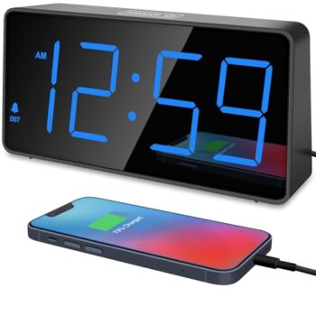 Peakeep Loud Digital Alarm Clock with USB