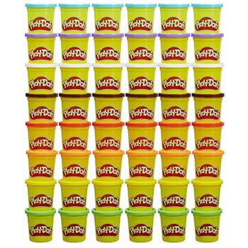 Play-Doh Bulk Pack: 48 Cans, 6 Colors