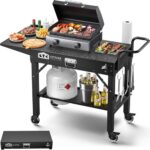 Portable Grill Cart for Blackstone Griddle