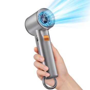 Portable Mini Turbo Handheld Fan - Grey