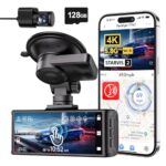 REDTIGER 4K Dual Dash Cam with GPS