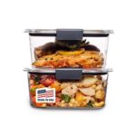 Rubbermaid Brilliance BPA-Free Food Containers, 2-Pack