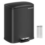 SONGMICS 5.2-Gallon Stainless Steel Trash Can