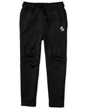 The Children's Place,Sport Knit Performance Pants,Black,XL (14)