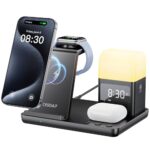 Wireless Charging Station with Alarm Clock