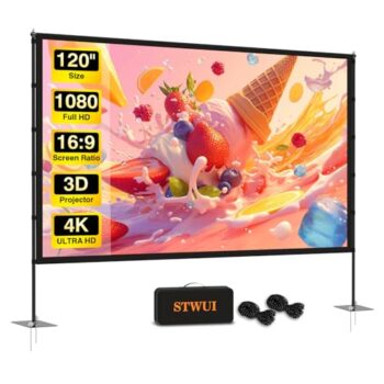 120-Inch Portable Outdoor Projector Screen